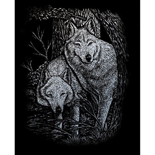 Royal and Langnickel Silver Engraving Art, Wolves In Trees