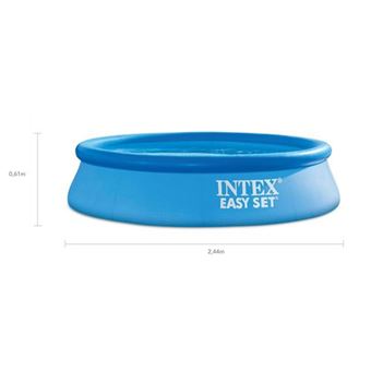 Piscine gonflable Intex Easy Set 2,44 x 0,61 m Bleu