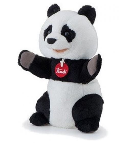 Trudi panda main en peluche marionnette 25cm