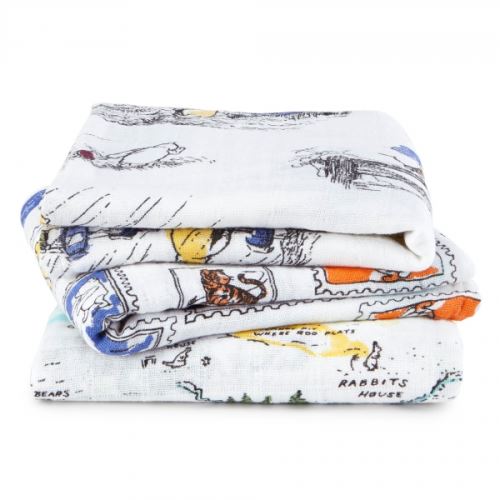 Lot de 3 langes winnie l'ourson - aden + anais