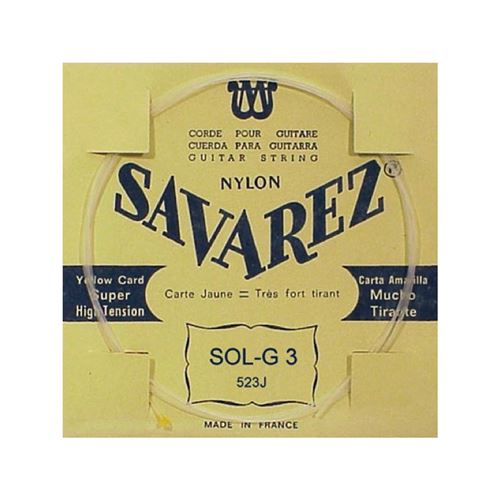 Savarez SOL-3 JAUNE NYLON RECT CSA 523J