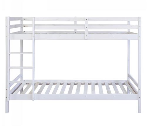 Lits superposs simple blancs 90x200cm