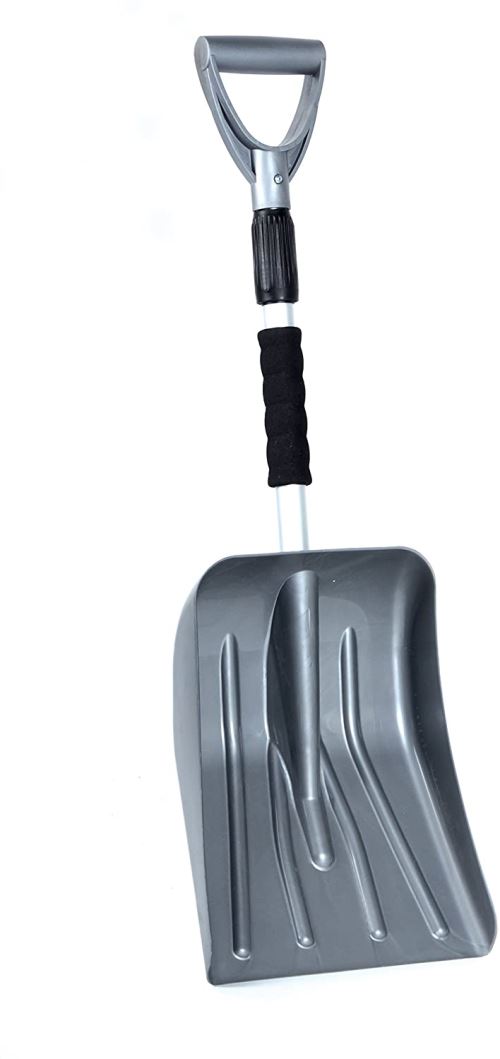 EDA Pelle avec manche alu, t&eacute;lescopique, largeur: 250 mm