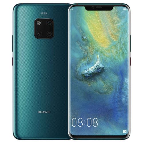 Huawei Mate 20 Pro - 4G smartphone - double SIM - RAM 6 Go / Mémoire interne 128 Go - Carte NM - écran OEL - 6.39 - 3120 x 1440 pixels - 3 x caméras arrière 40 MP, 20 MP, 8 MP - front camera 24 MP - Vert émeraude