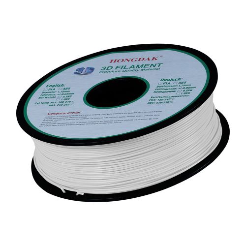 Imprimante 3D Filament PLA 1.75mm Blanc 1KG de haute qualité Pas Impuretés @Uiao33