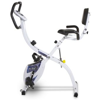 Vélo d'appartement X_TRI II YF910 - Pliable - Semi-allongé - Blanc - 1