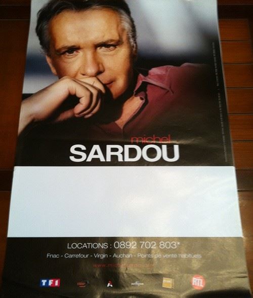 Michel SARDOU - 40x60 cm - AFFICHE / POSTER État correct - N/A reconditionné disponible sur Fnac