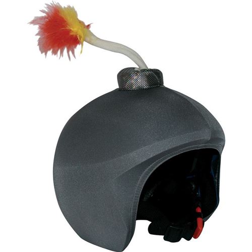 Housse de casque fantaisie - Coolcasc - Ccbo - Bombe noir - Taille unique