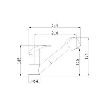 5 80 Sur Dipra Robinet Mitigeur De Cuisine Saturnos Avec Douchette Bec Mobile Blanc Robinetterie Achat Prix Fnac