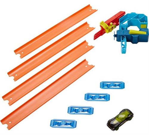 Hot Wheels set de descente Builder junior 6 x 31 x 19 cm 11-pièce