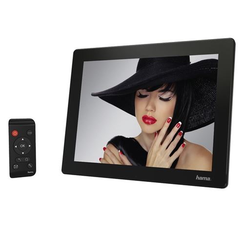 Hama 121SLB Cadre photo numérique 800 x 600 pixels, LED, 4:3, 400:1, JPG, SD, SDHC