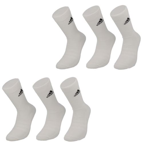 Socquettes chaussettes Adidas 3s perf crew cho7 blc 6pp Blanc taille : 34-36 réf : 19048