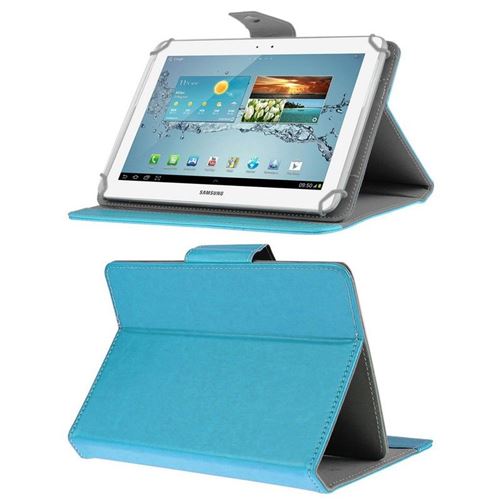 Generique Bleu Etui Intégral Tablette 10 Pouces Rabat Magnétique Protection Universel Ciel Yonis - Image 3
