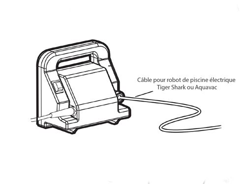 Câble pour robot de piscine électrique Tiger Shark ou Aquavac - Hayward