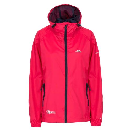 Trespass - Veste imperméable pliable QIKPAC - Femme (L) (Rose foncé) - UTTP3379