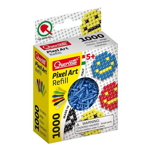 Quercetti Pixel Art aanvuldoos diamètre bleu 4 mm 1000 pcs