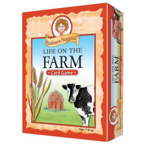 Jeu de cartes Trivia éducatif - La vie du professeur Noggins à la ferme