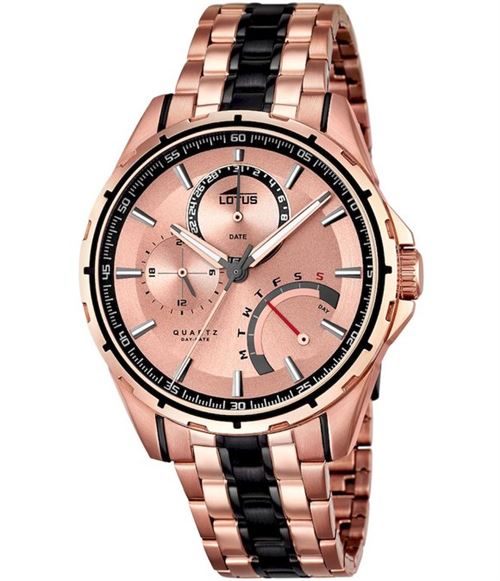 Lotus Montre Homme 18204/1 rose, cuivre