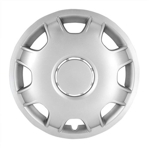 AutoStyle enjoliveurs Van (sphère) 15 pouces ABS argent lot de 4