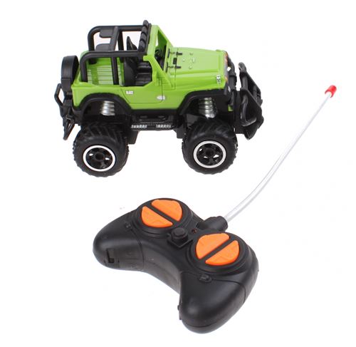Jonotoys voiture radiocommandée vert 13 cm