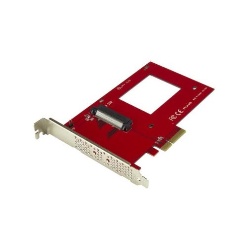 Startech.com Disque Startech Adaptateur U.2 Vers Pcie Pour Ssd U.2 Nvme - Sff-8639 - Pci Express 3.0 X4 - Image 1