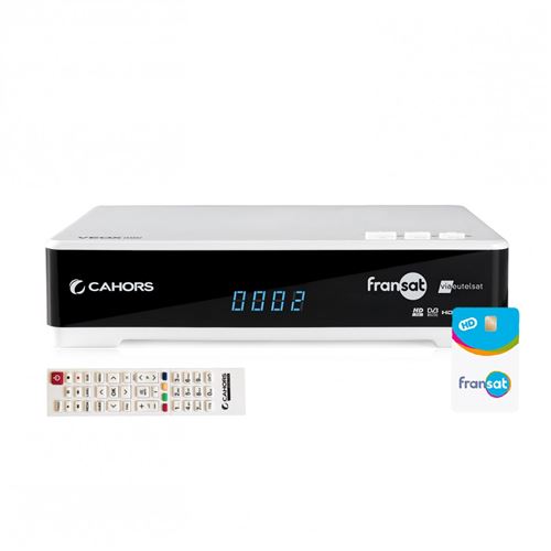 CAHORS VEOX HD 2VA Récepteur Fransat HD + Carte Fransat + 2 x Lecteur de carte