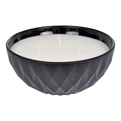 Homea Bougie Parfumée en Verre Élégant 12cm Noir - vue 2