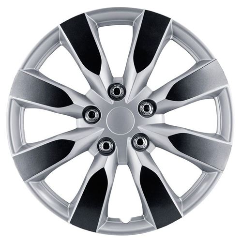 AutoStyle moyeux Arkansas 15 pouces ABS argent / gunmetal lot de 4