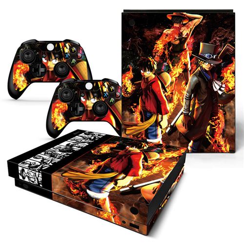 Autocollant Stickers de Protection pour Console et Manette Microsoft Xbox X - One Piece (TN-XBONEX-0439)