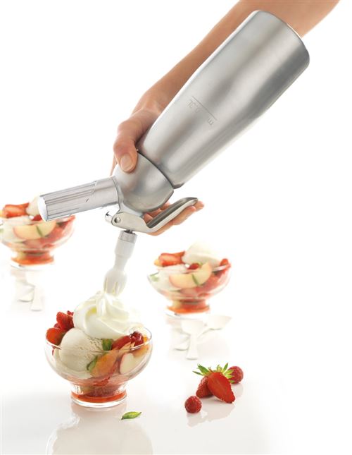 Mastrad - Siphon mousses chaudes et froides 0.3l