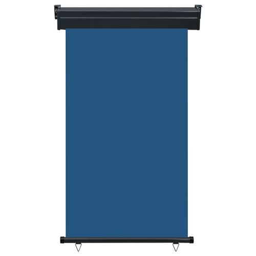 vidaXL Auvent latéral de balcon 100x250 cm Bleu