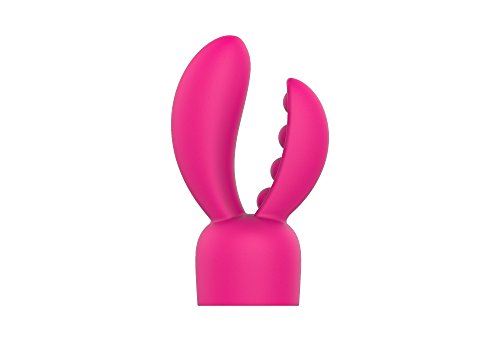 NALONE Tête Ripple pour Electro et Rock - Accessoire Compatible avec les Wang Nalone, Sextoy Stimulateur du Point G & du Clitoris en Silicone Médical, Rose