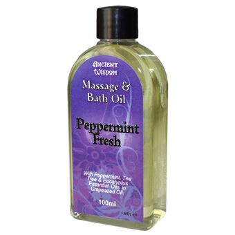 Huile de bain et de massage - Fraicheur menthe poivrée - 1