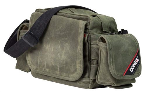 Domke robuste Porter Crosstown Courrier Sac à bandoulière pour reflex numérique/caméra SCC - Militaire Vert/Noir