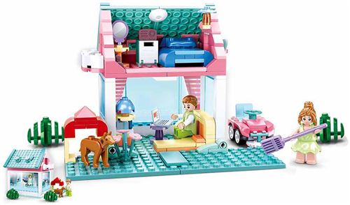 Jeu de construction brique emboitable sluban girl’s dream nouveaux voisins M38-B0821 figurines articulées
