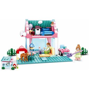 Jeu de construction brique emboitable Sluban girl’s dream nouveaux voisins M38-B0821 figurines articulées - 1