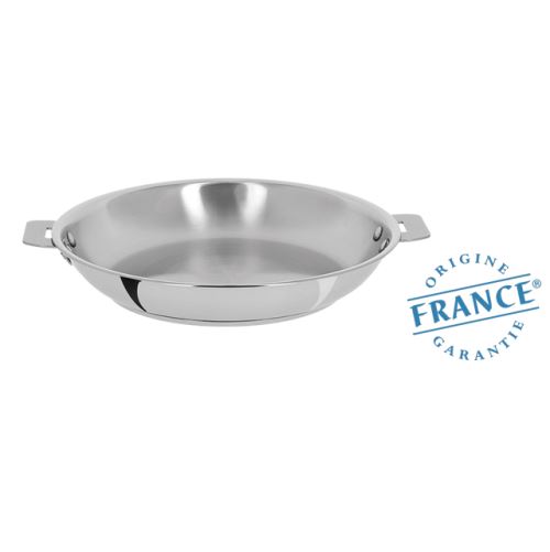 Poêle inox Multiply 28 cm # P28QMP - Casteline poignée amovible par Cristel