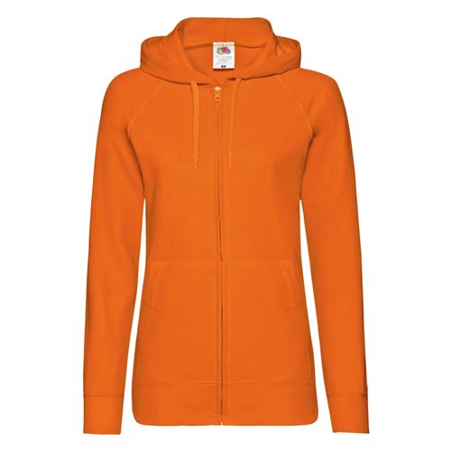Fruit of the Loom - Sweat-shirt à capuche et fermeture zippée - Femme (S) (Orange) - UTBC2658