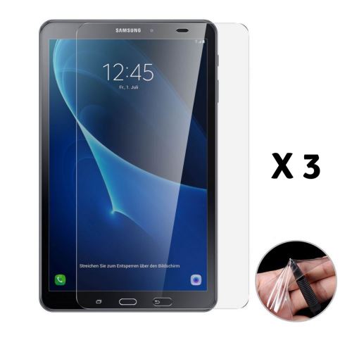Lot de 3 Films Protection pour Samsung Galaxy TAB A6 10.1 2016 - Protecteur Ecran en Plastique Ultra Resistant Anti Rayure Ultra Mince Phonillico®