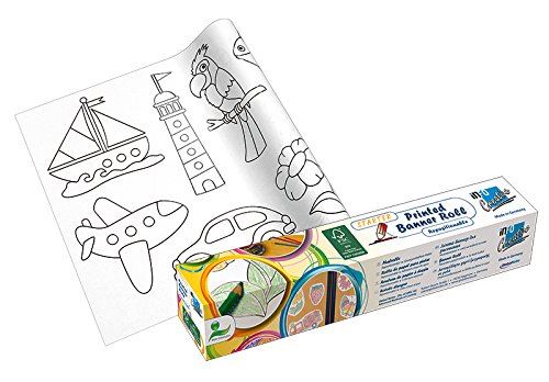 Un grand plaisir de coloriage│ livre de coloriage│ Rouleau de coloriage adhésif pour enfants à partir de 2 ans│ création originale│ bricoler│ window color