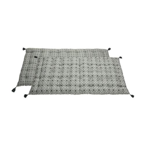 DEKO & CO - Matelas de sol imprimé - Botanique - 60x120cm - Vert