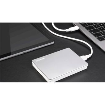 Disque dur externe Toshiba Canvio FLEX 4To Silver USB-A et USB-C - Disque  dur externe - Achat moins cher