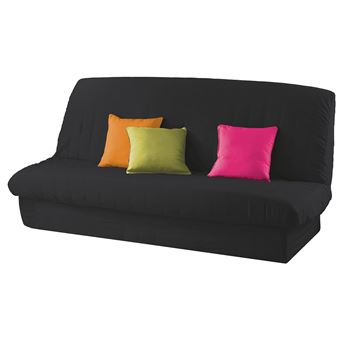 Housse Clic-Clac Matelassée Dos Nu Noire 140x200 - Achat ...