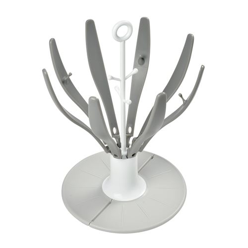 Egoutte-biberon Flower pliable grey