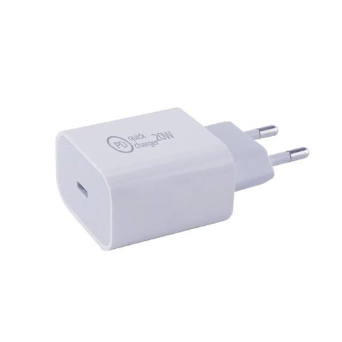 17€61 sur Chargeur rapide pour adaptateur secteur USB-C 20w pour iPhone 12  Blanc W28 - Chargeur pour téléphone mobile - Achat & prix