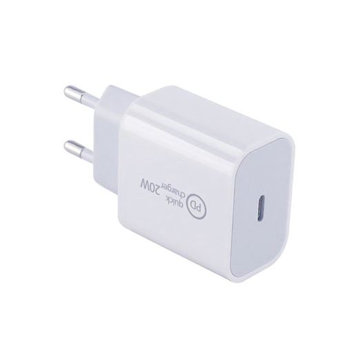 Chargeur rapide 20w + cable usb-c lightning pour iphone 12 - visiodirect -  Chargeur pour téléphone mobile - Achat & prix