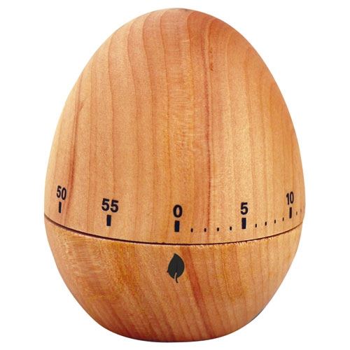 Minuteur oeuf bois naturel 60mn happy little balance sas 8241