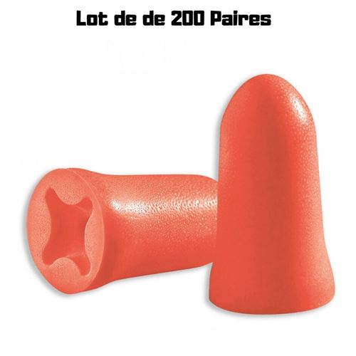 Non Communiqué Rouge Bouchon D'oreille Pour Enfant Uvex Com-4 Fit Boîte 30 Paires