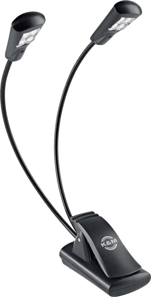 K&M 12246 - Lampe de pupitre 2 bras 4 Leds