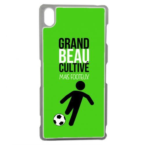 Coque transparente sony z3 grand beau cultiv mais footeux 11